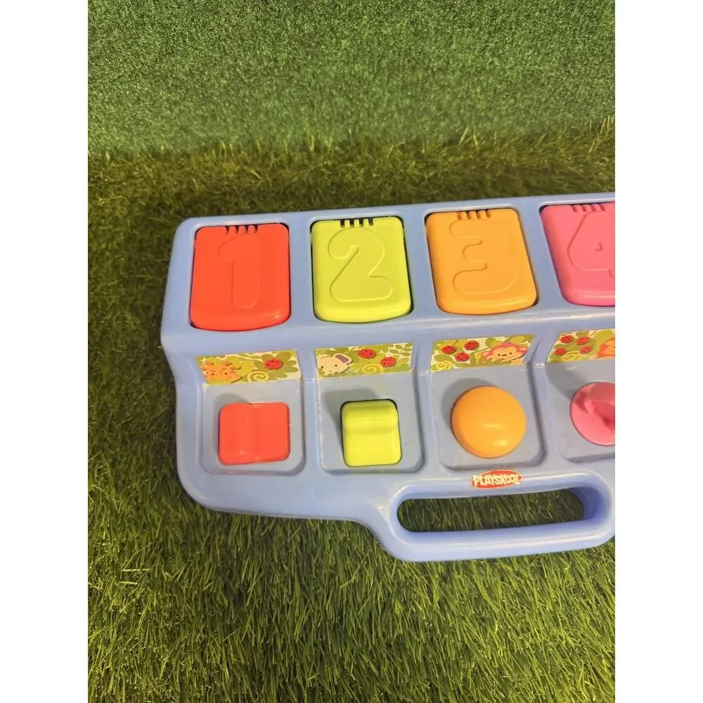 Playskool Pop-Up Pals Busy Box Toy Animals Numbers 1-5 Infant Toddler Preschool
